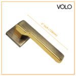 Volo Heavy Duty Mortise Door Lock – Antique Gold Finish (Model: 2216) - Image 2