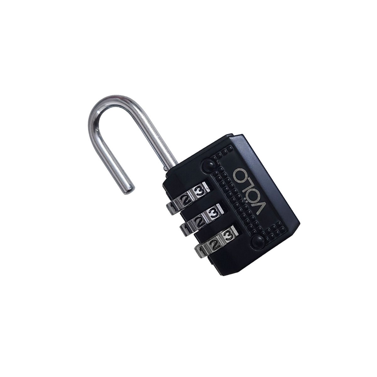Resettable Security Lock – 3-Digit Combination Padlock (53MM, Black, Pack of 2) - Image 3