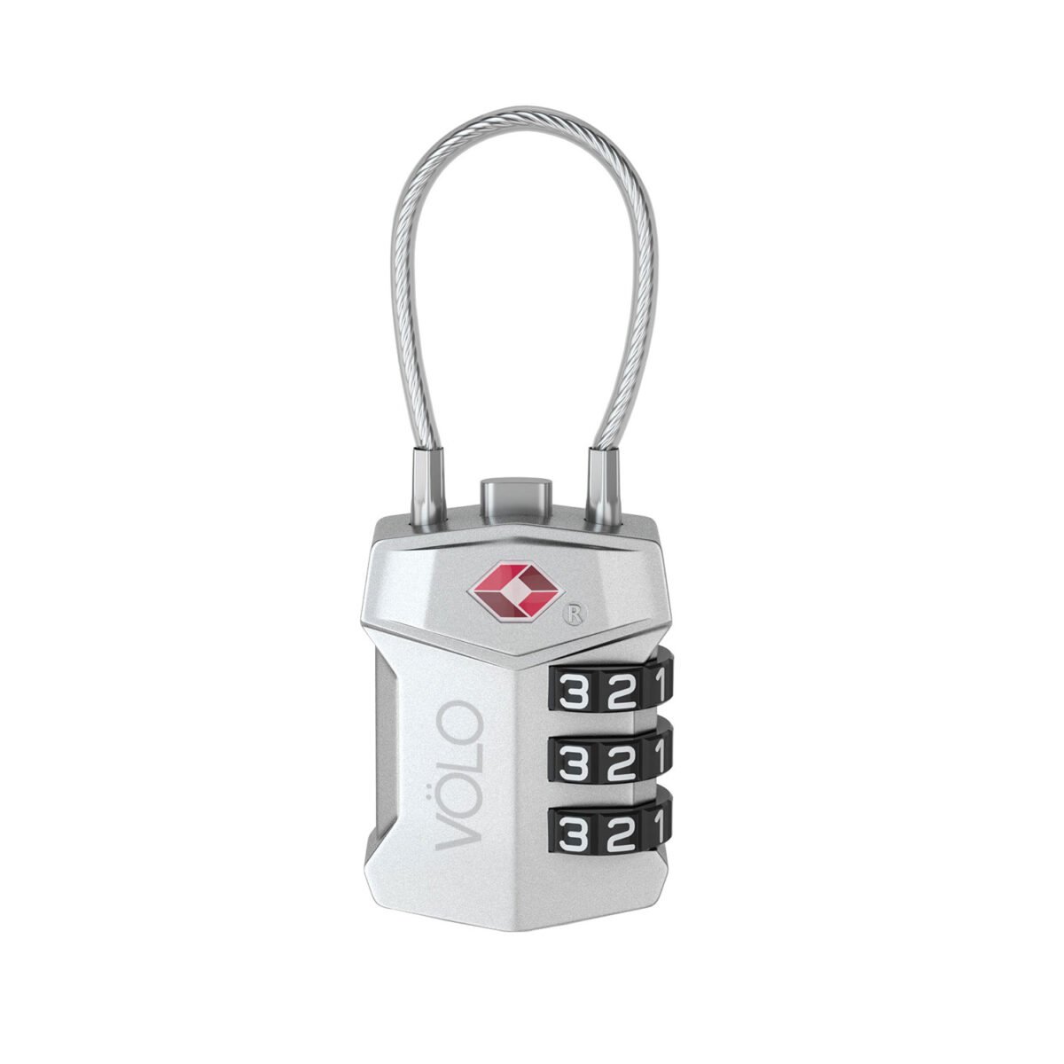 Resettable TSA Approved Combination Padlock – Pack of 2 (3-Digit, Silver) - Image 10