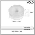 Sound Proofing D Seal and Weather Stripping Brush - Image 2