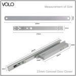 Volo Automatic Hydraulic Concealed Door Closer – 23MM - Image 2