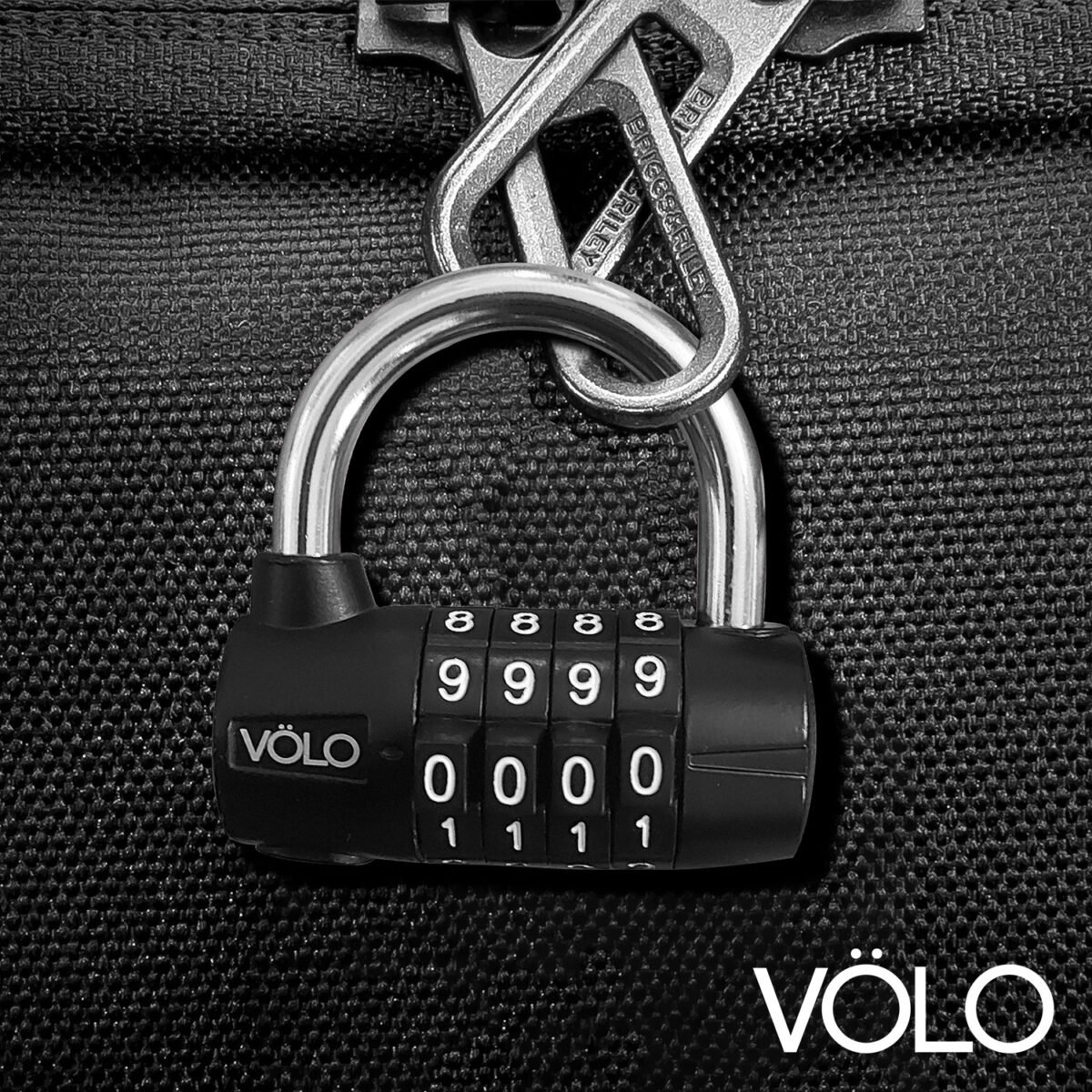 Resettable Security Lock – 4-Digit Combination Padlock (Non-TSA Cylinder Type, Black, Pack of 2) - Image 7