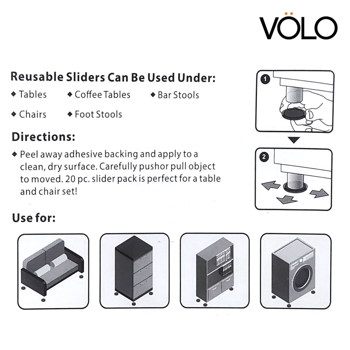 Volo Self Adhesive Furniture Pads - Image 9