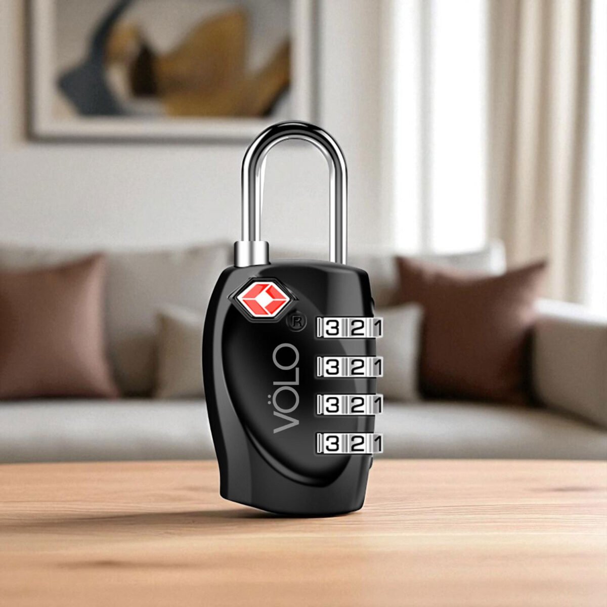 Resettable TSA Approved Combination Padlock – Secure Your Travel with Confidence (Pack of 2, Black, 4-Digit) - Image 7