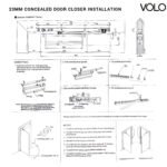 Volo Automatic Hydraulic Concealed Door Closer – 23MM - Image 7