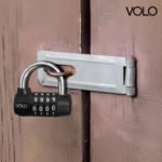 Resettable Security Lock – 4-Digit Combination Padlock (Non-TSA Cylinder Type, Black, Pack of 2) - Image 6