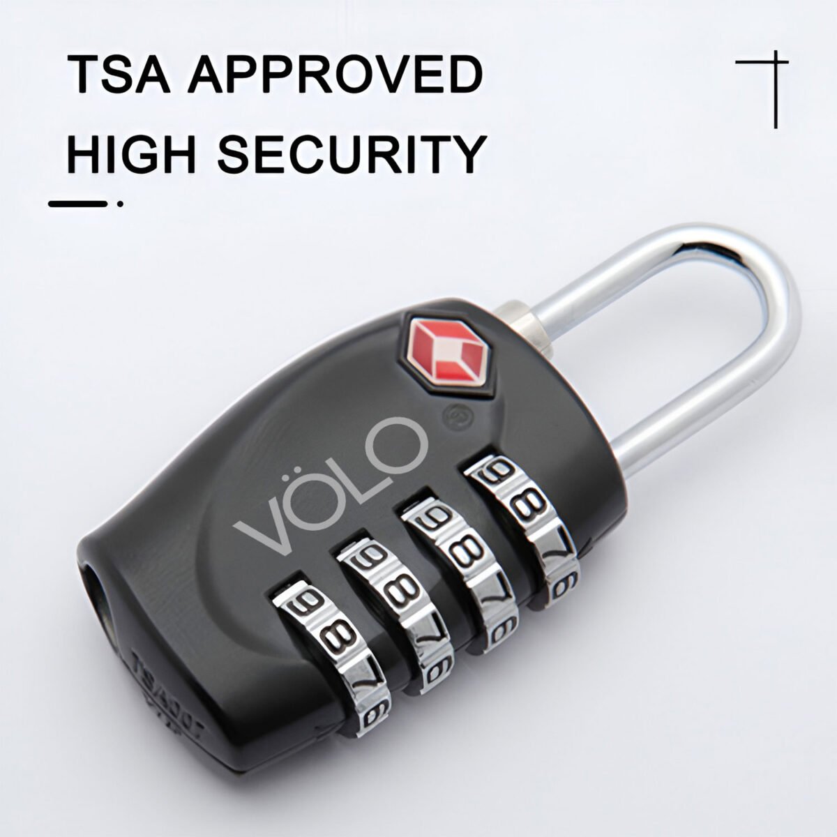 Resettable TSA Approved Combination Padlock – Secure Your Travel with Confidence (Pack of 2, Black, 4-Digit) - Image 5