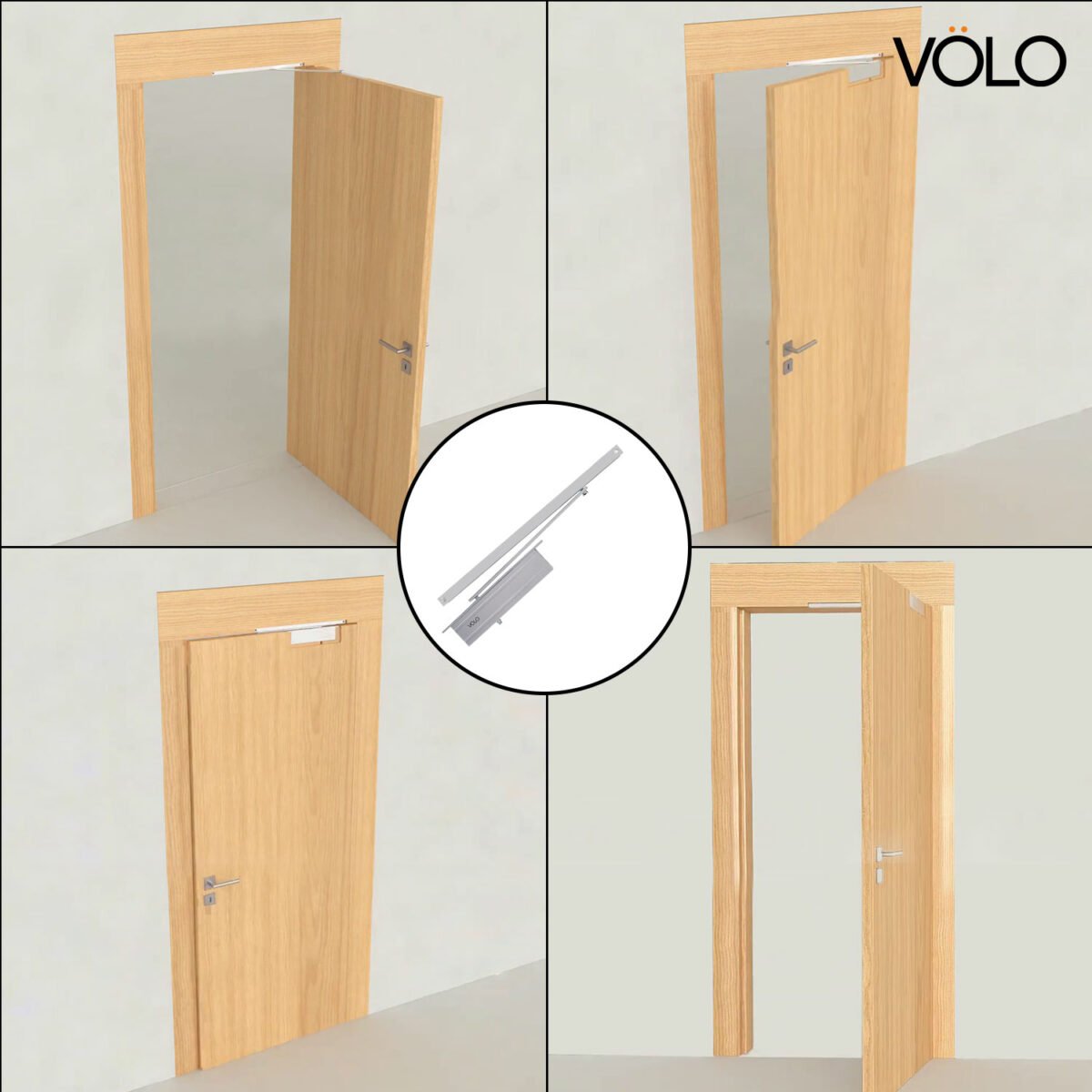 Volo Automatic Hydraulic Concealed Door Closer – 23MM - Image 5