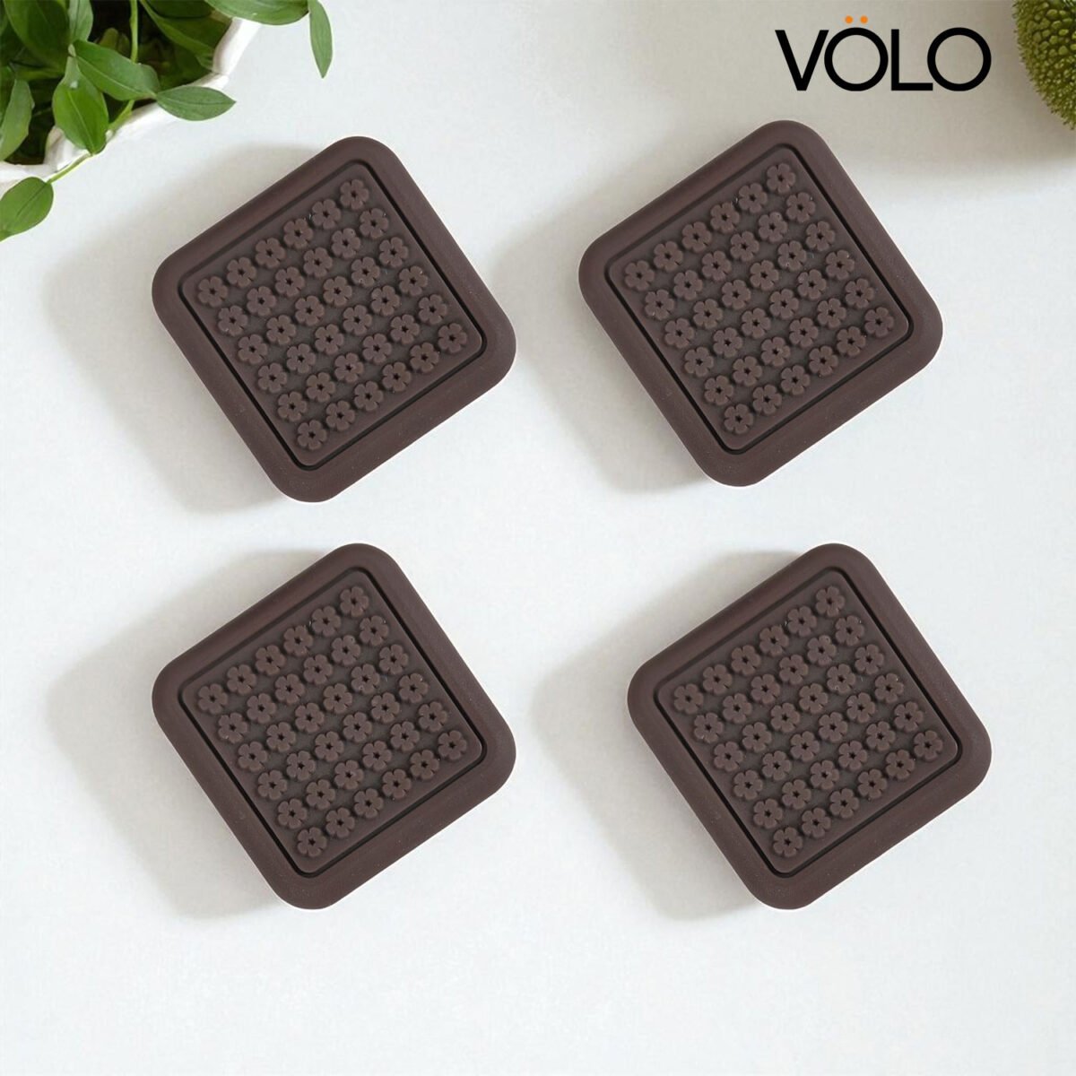 Volo Self Adhesive Furniture Pads (Pack of 8, Brown) - Image 4