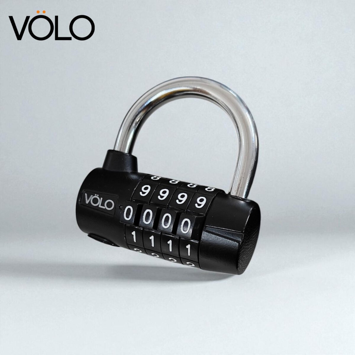 Resettable Security Lock – 4-Digit Combination Padlock (Non-TSA Cylinder Type, Black, Pack of 2) - Image 4