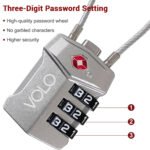 Resettable TSA Approved Combination Padlock – Pack of 2 (3-Digit, Silver) - Image 6