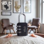 Resettable Security Lock – 3-Digit Combination Padlock (53MM, Black, Pack of 2) - Image 4