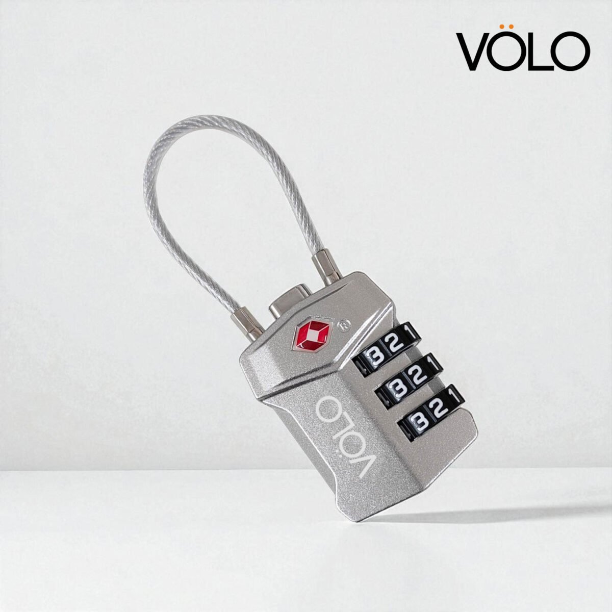 Resettable TSA Approved Combination Padlock – Pack of 2 (3-Digit, Silver) - Image 5