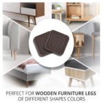 Volo Self Adhesive Furniture Pads (Pack of 8, Brown) - Image 9