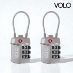 Resettable TSA Approved Combination Padlock – Pack of 2 (3-Digit, Silver) - Image 4
