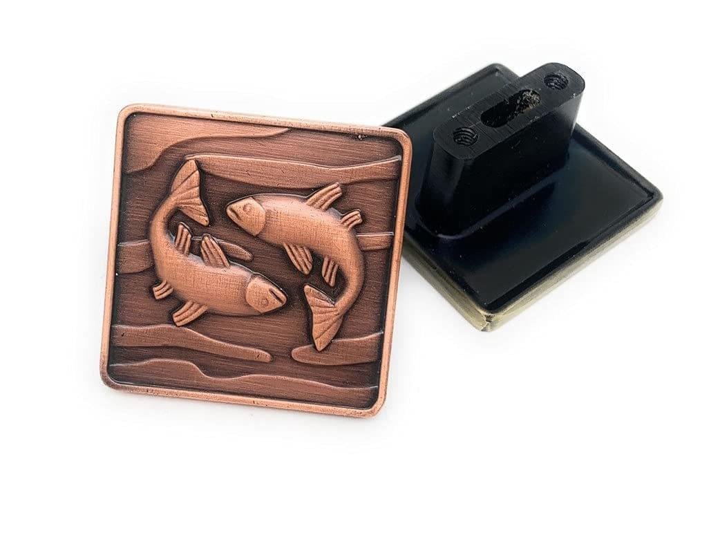 VOLO Rose Gold Cabinet Knob – Pack of 2 Pcs (Fish Design) - Image 2