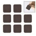 Volo Self Adhesive Furniture Pads (Pack of 8, Brown)